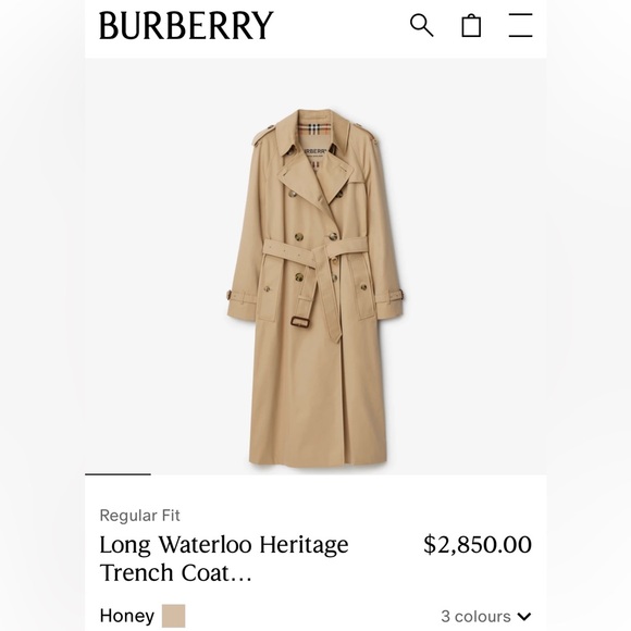 Burberry Waterloo Trench Coat - Picture 12 of 13